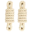 2 Pack 10FT Natural Twisted Cotton Rope Strong Triple-strand For Sport.... Fixed Price $21.73.