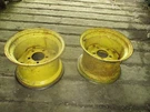 John Deere Garden Tractor Wide Rear Rims / Wheels (minor Surface Rust) AM104008. Fixed Price $60.00.