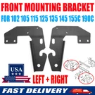 Pair Mounting Brackets Kit For John Deere 46" Front Blade / Snow Plow #GXH24760. Fixed Price $55.99.