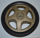 14" X 2" Sears/ayp Oem Mower 4-SPOKE Wheel 151138, 532180552, 150637-A Gold, New. Fixed Price $47.60.