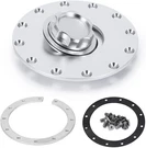 Ptnhz Universal Billet Aluminum Fuel Cell Cap Embedded Oil Tank Cover, Silver. Fixed Price $50.63.
