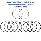 Sets Piston Rings 24-108-22-S For Kohler CH18-22 620-641 CV18-22 620-640(77MM). Fixed Price $20.99.