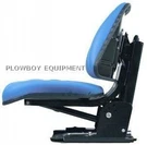 Blue Trapezoid Back Slide Track Tractor Seat Hesston Ford New Holland T222BU. Fixed Price $144.95.