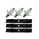 Deck Blade Spindle Kit Combo Set Fits John Deere 145 155C D140 D150 D160 Tractor. Fixed Price $81.31.
