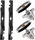 2PAK Mower Blade Deck Spindle Kit For Cub Cadet ZT1 ZTS1 Craftsman Troy-bilt 46". Fixed Price $118.74.