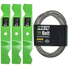 Mower Blades & Deck Belt Kit For Poulan Pro 541ZX. Fixed Price $58.95.