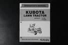 Kubota T1400H Lawn Tractor Operator's Manual 66071-62501. Fixed Price $29.99.