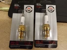 Lot Of 2 New Genuine Briggs & Stratton 5066 Gold/platinum Spark Plugs 496018S. Fixed Price $21.99.
