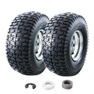 Replace Worn Mower Tires Fast 15X6.00-6 Lawn Wheel Assembly. Fixed Price $104.99.