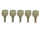 (5) Ignition Key For John Deere Multiquip Equipment AR51481, AT195302, AT145929. Fixed Price $7.85.