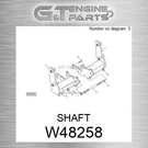 W48258 Shaft Fits John Deere (surplus Open Box). Fixed Price $139.79.