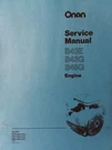 Onan Service Manual B43E B43G B48G Engine Tractor John Deere 318 420 Sears FF/20. Fixed Price $45.59.