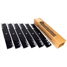 6 Usa Mower Blades Snapper 7075771, 1-7043, 7075771BZ, 7075771BZYP, 32" 48" Deck. Fixed Price $96.99.