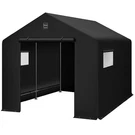 Best Choice Products Fabric Storage Shed Metal Frame Dual Zipper Doors - 10X8FT. Fixed Price $169.99.