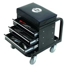 Creeper Seat, 3 Drawer, Black, Steel, 14-1/2 In 19. Fixed Price $259.89.