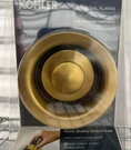 Kohler R11352-C-2MB Garbage Disposal Flange Brushed Moderne Brass Gold Tone New. Fixed Price $33.00.