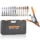 Skyshalo Rivet Tool, 16 Rivnut Kit With 13PCS Metric Sae Mandrels. Fixed Price $68.18.