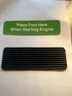 Lawn-boy Omc 145252 And 609961 Foot Pad Genuine Oem Nla Hens Teeth!. Fixed Price $24.95.