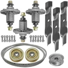 Caltric 48" Deck Spindle Blade Belt Pulley Kit For John Deere LA145 LA155 LA165. Fixed Price $130.00.