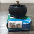 Pr Of New Arnold 5-INCH Universal Deck Wheel Hardware Included 490-325-0024. Fixed Price $24.00.