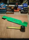 1) 8TEN, "lawnrazor", Mower Blade. C-BLD-0161. 18-1/2" X 3". Point Star.. Fixed Price $15.87.