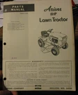 Ariens 929001 929002 8 Hp Lawn Tractor Parts Manual Original!. Fixed Price $11.00.